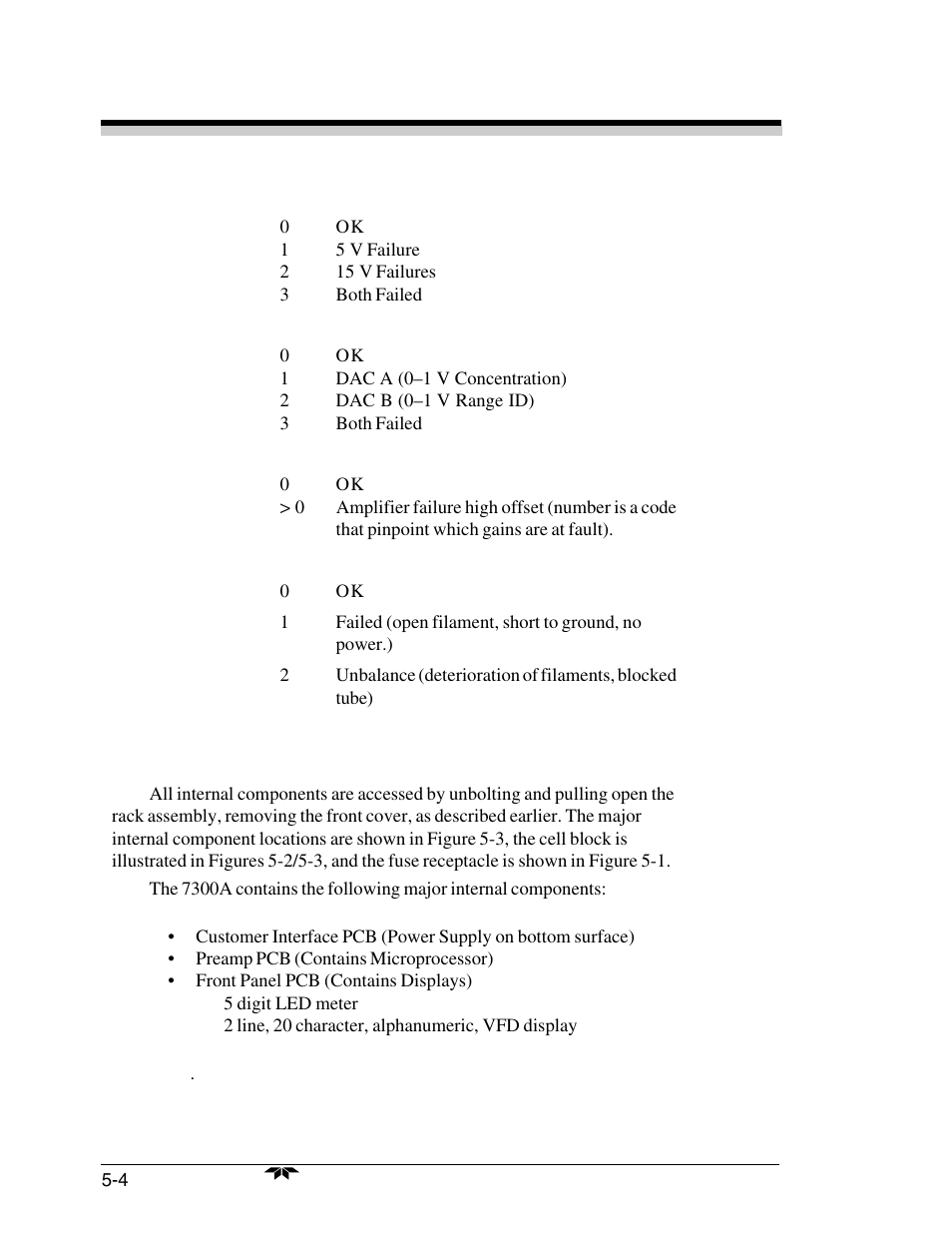 Teledyne 7300a - NDIR analyzer User Manual | Page 74 / 85