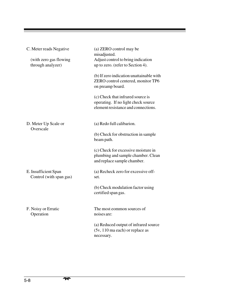 Teledyne 7300a - NDIR analyzer User Manual | Page 78 / 85