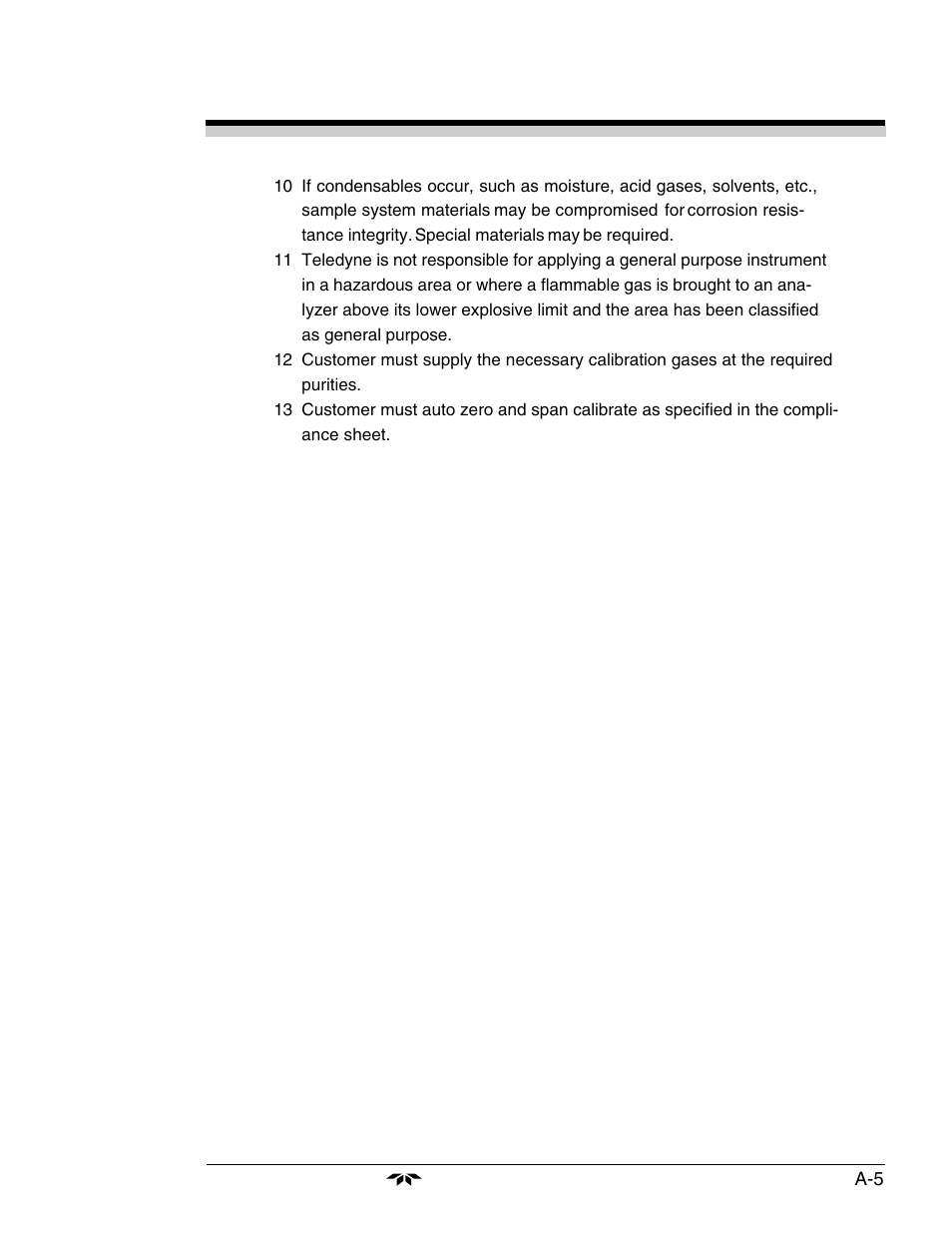 Teledyne 7300a - NDIR analyzer User Manual | Page 85 / 85