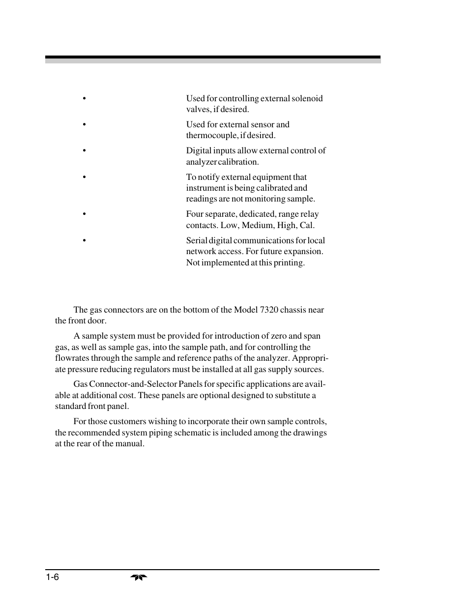 Teledyne 7320 - NDIR analyzer User Manual | Page 14 / 85