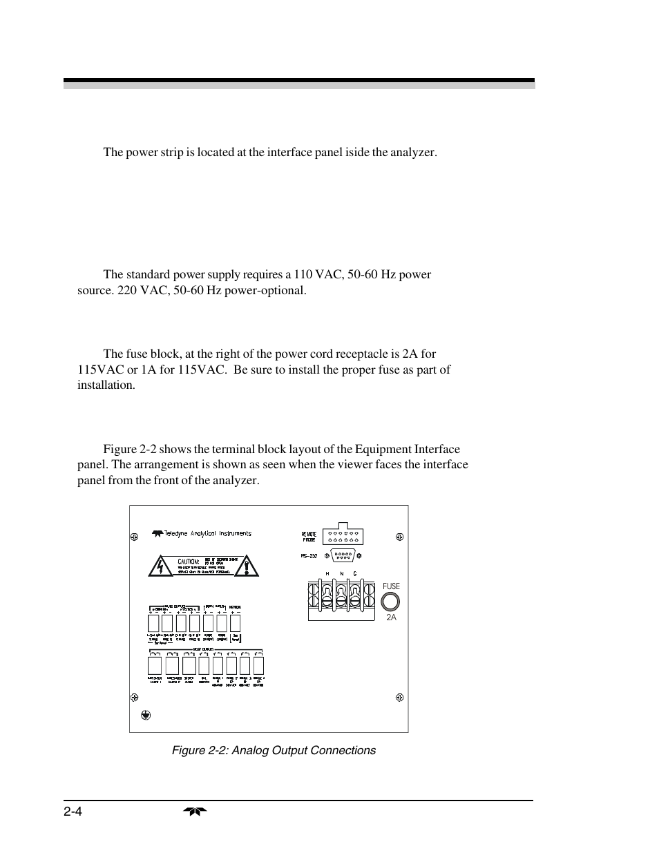 Teledyne 7320 - NDIR analyzer User Manual | Page 18 / 85