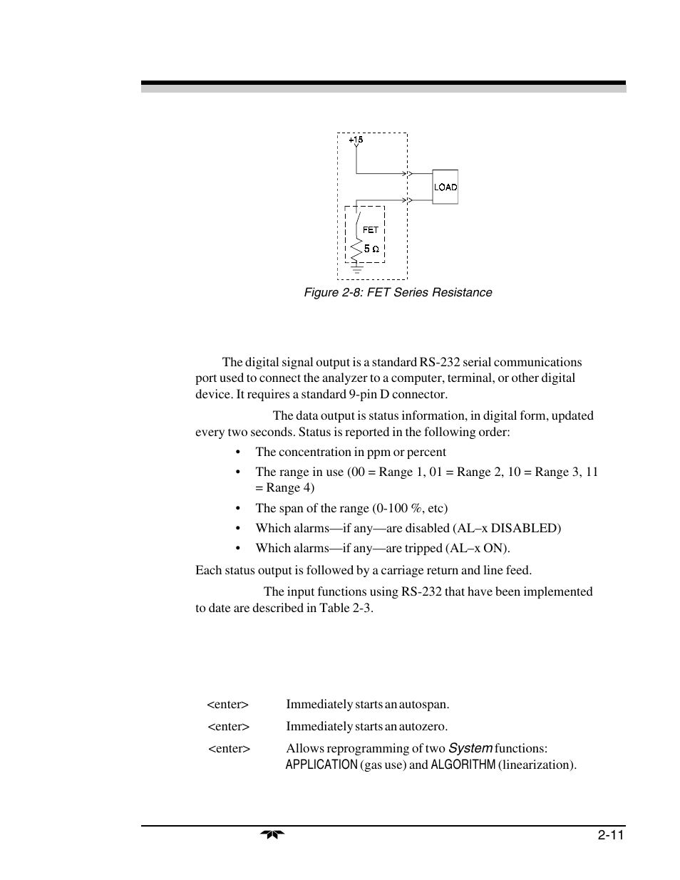 Teledyne 7320 - NDIR analyzer User Manual | Page 25 / 85