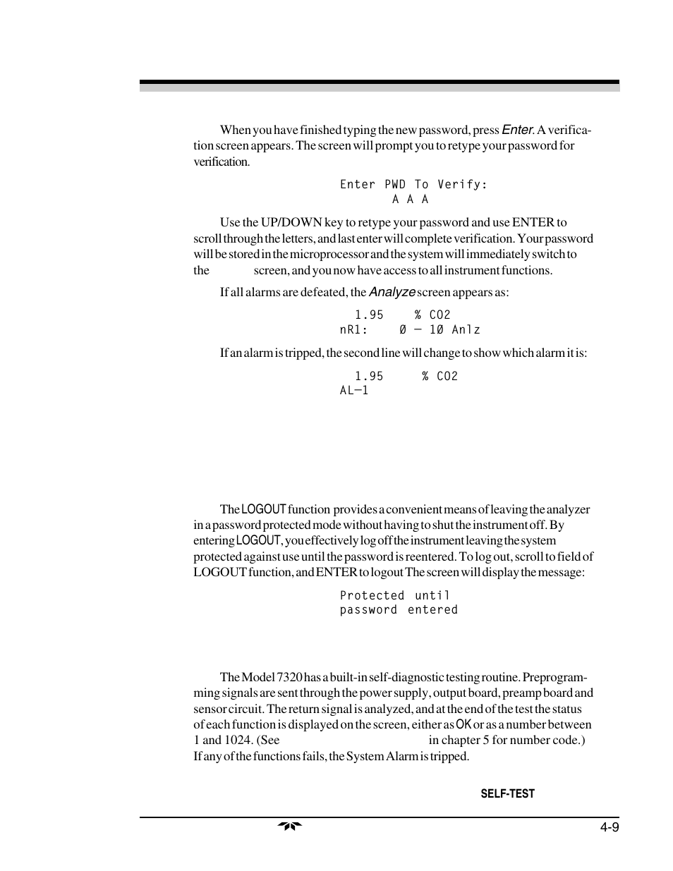 Teledyne 7320 - NDIR analyzer User Manual | Page 47 / 85