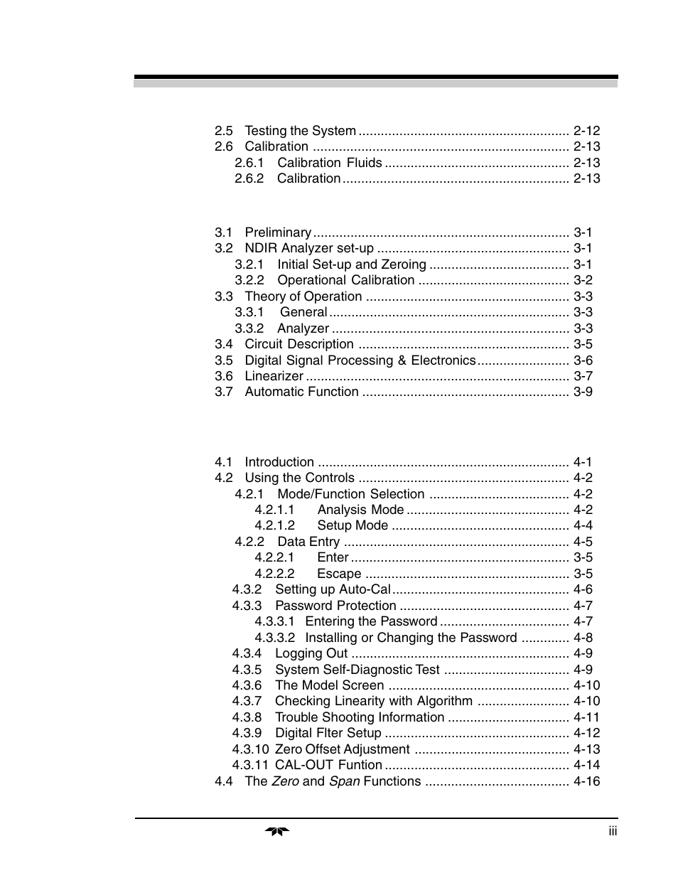 Teledyne 7320 - NDIR analyzer User Manual | Page 7 / 85