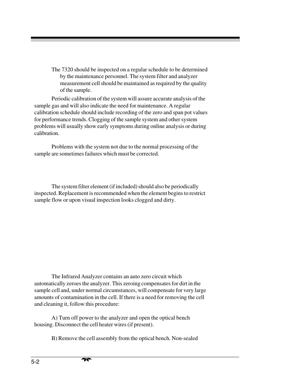 Teledyne 7320 - NDIR analyzer User Manual | Page 74 / 85