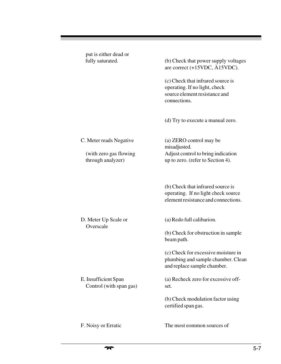 Teledyne 7320 - NDIR analyzer User Manual | Page 79 / 85