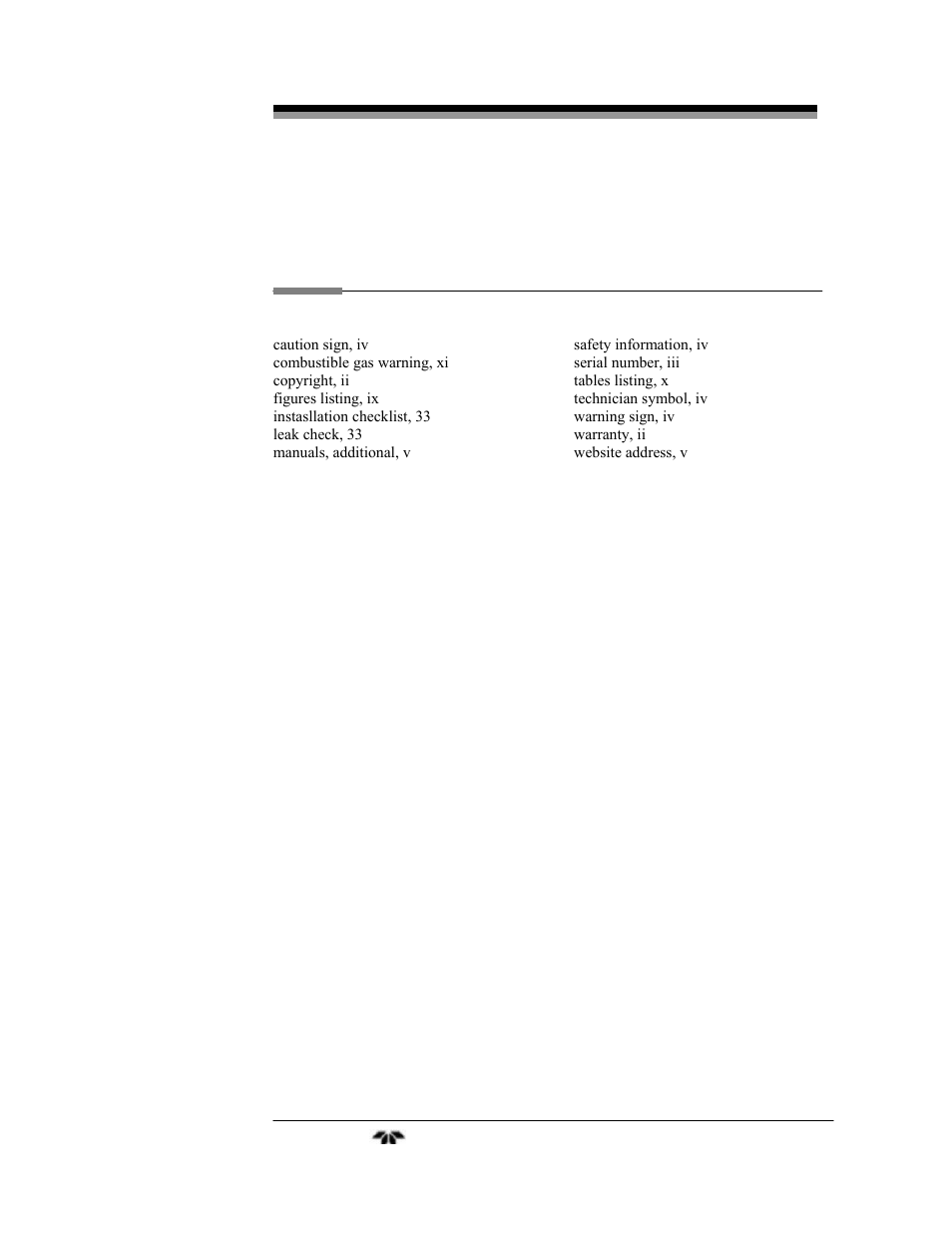 Index | Teledyne 7600 - Infrared gas analyzer - operating manual User Manual | Page 125 / 126