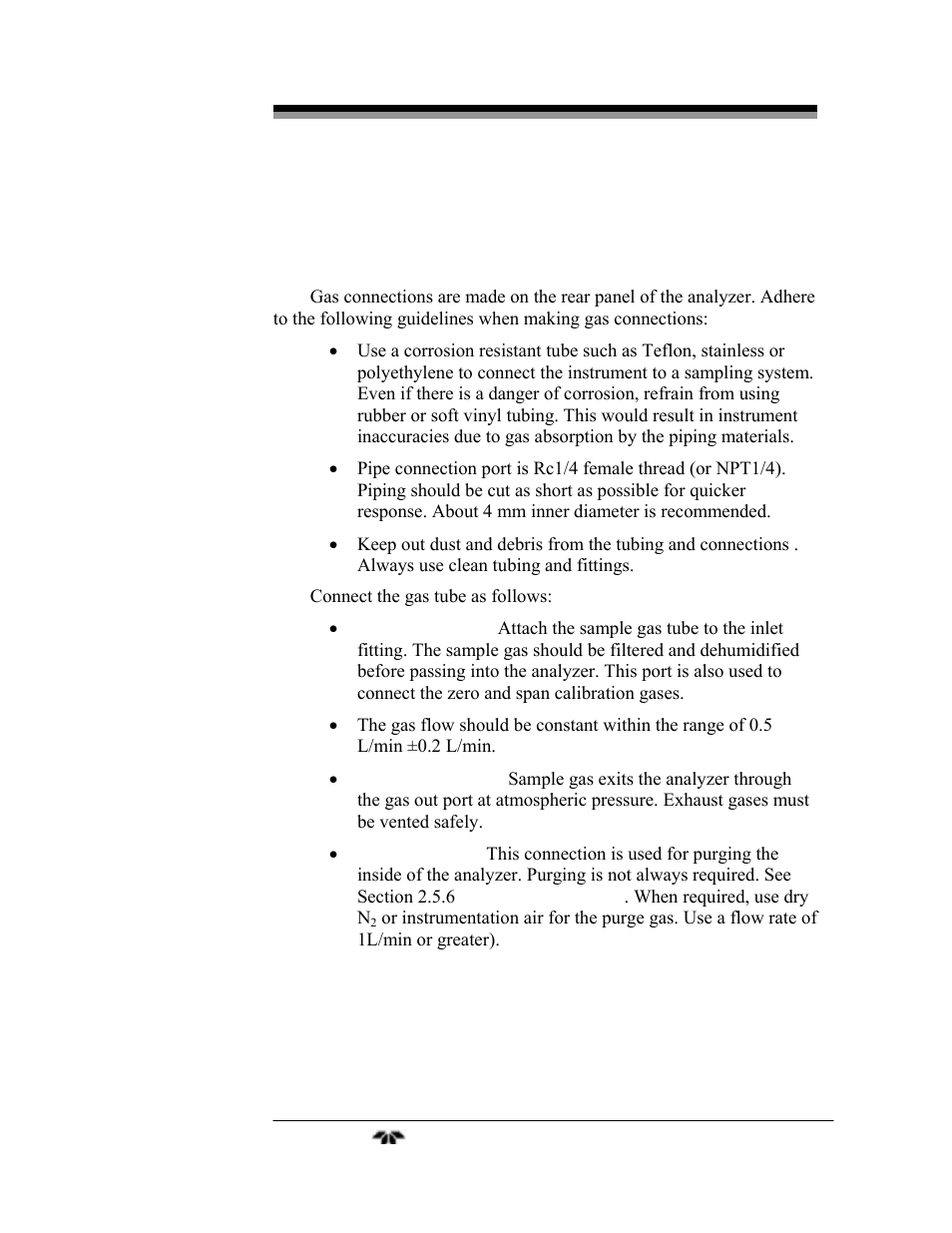 Teledyne 7600 - Infrared gas analyzer - operating manual User Manual | Page 25 / 126