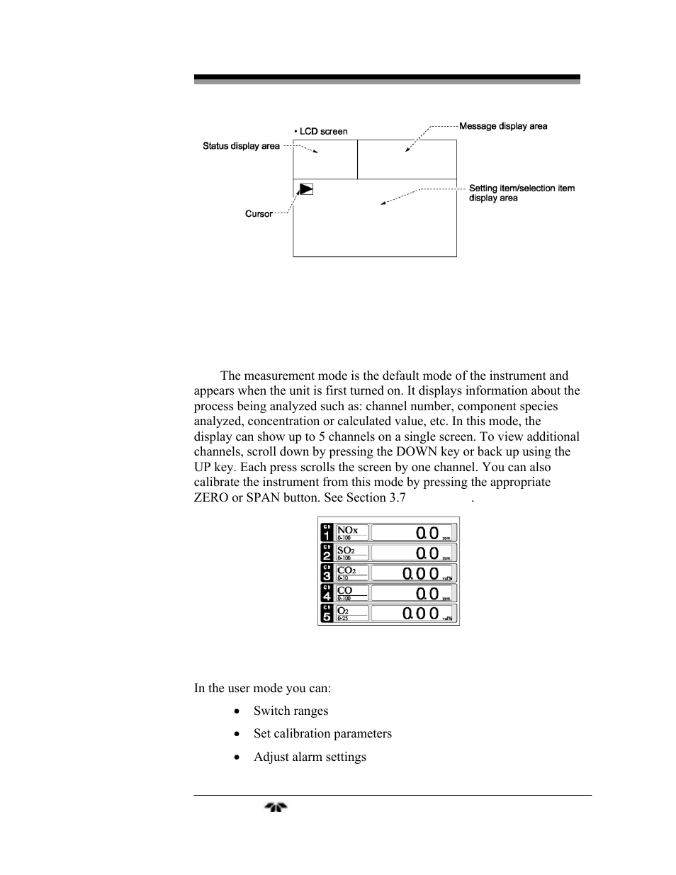 Teledyne 7600 - Infrared gas analyzer - operating manual User Manual | Page 41 / 126