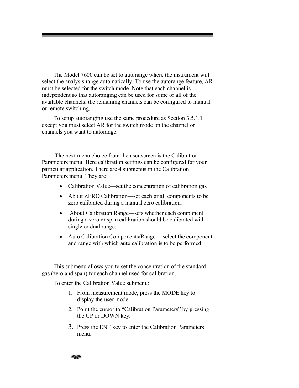 Teledyne 7600 - Infrared gas analyzer - operating manual User Manual | Page 46 / 126