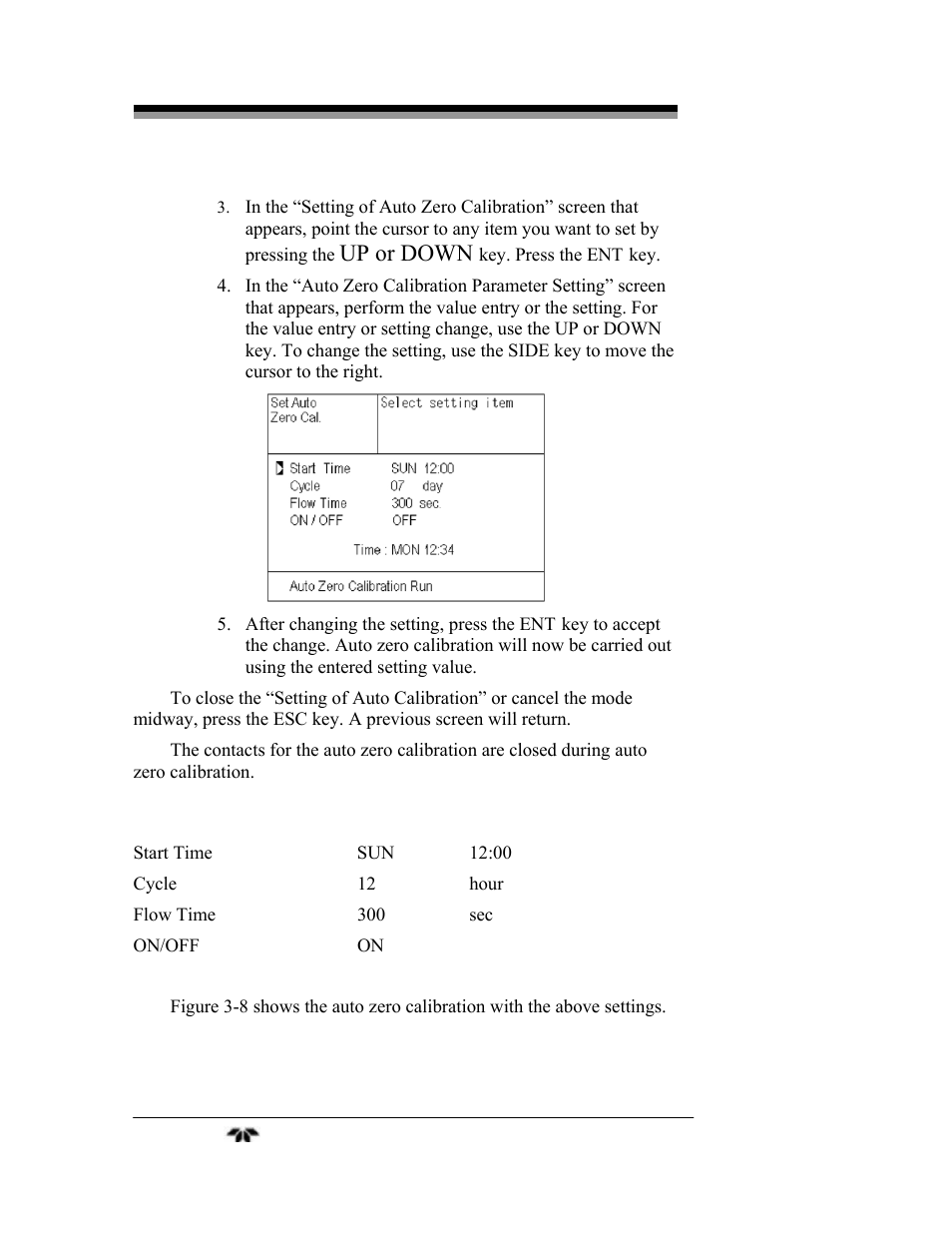 Up or down | Teledyne 7600 - Infrared gas analyzer - operating manual User Manual | Page 66 / 126