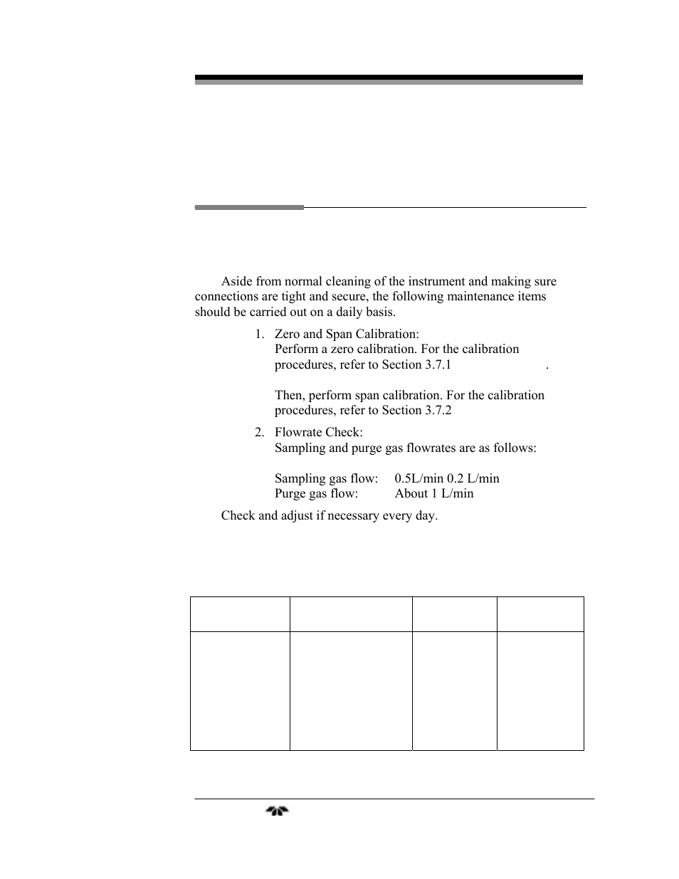 Maintenance | Teledyne 7600 - Infrared gas analyzer - operating manual User Manual | Page 93 / 126