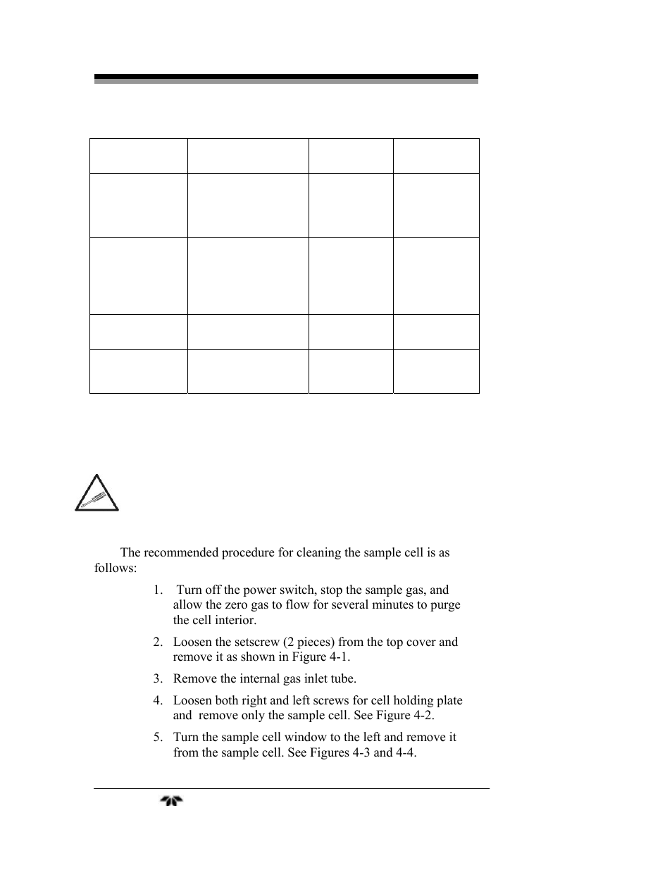 3 analyzer maintenance | Teledyne 7600 - Infrared gas analyzer - operating manual User Manual | Page 94 / 126