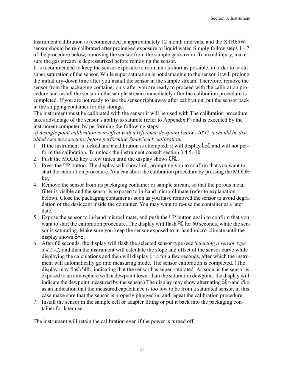 Teledyne 8800A/8800B - Panel / Wall mount trace moisture analyzer User Manual | Page 28 / 72