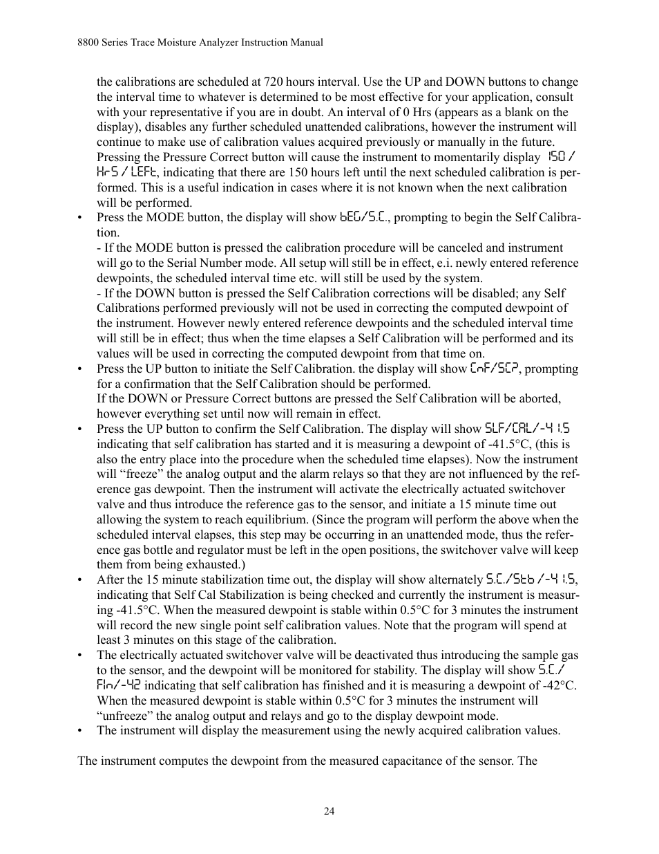 Teledyne 8800A/8800B - Panel / Wall mount trace moisture analyzer User Manual | Page 31 / 72
