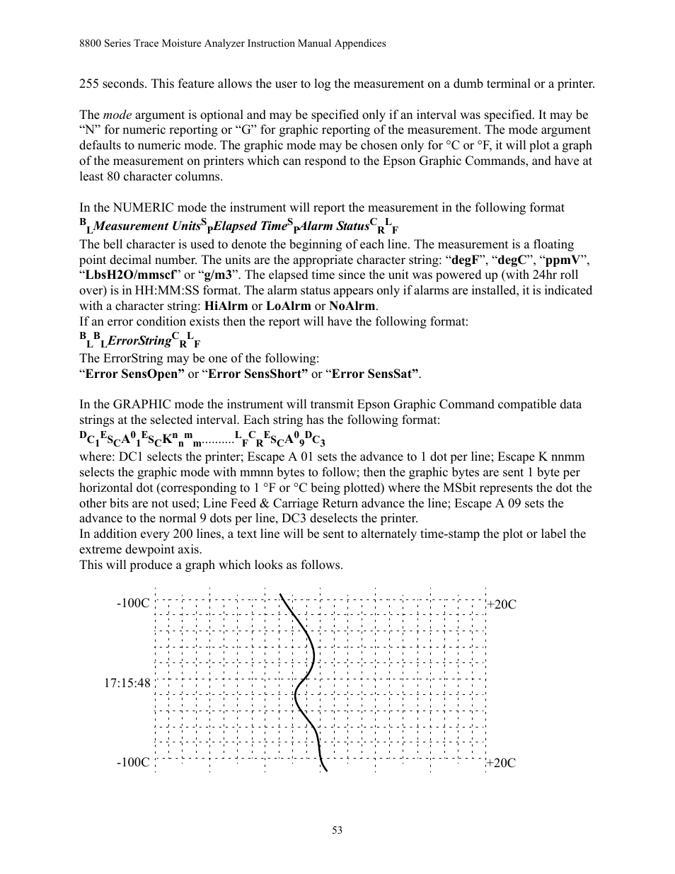 Teledyne 8800A/8800B - Panel / Wall mount trace moisture analyzer User Manual | Page 60 / 72