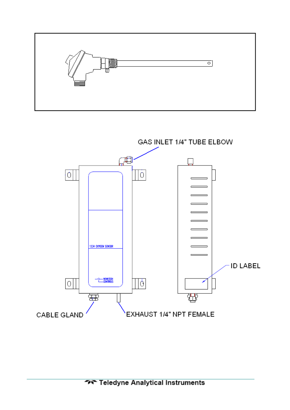 Teledyne 9060 - Zirconium oxide flue gas oxygen analyzer User Manual | Page 11 / 99
