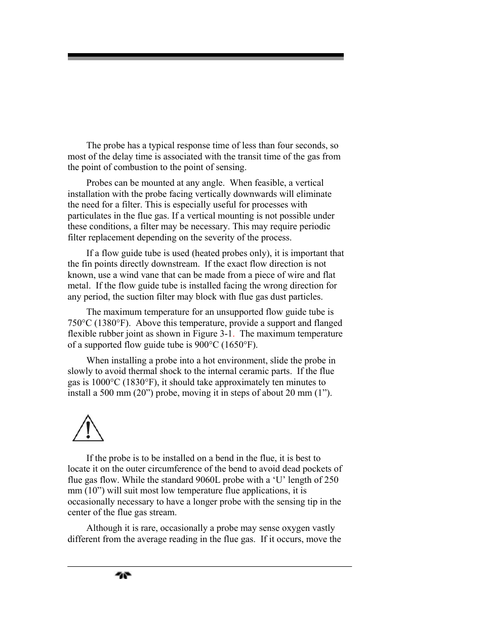 Teledyne 9060L - Zirconium oxide flue gas oxygen analyzer User Manual | Page 24 / 51