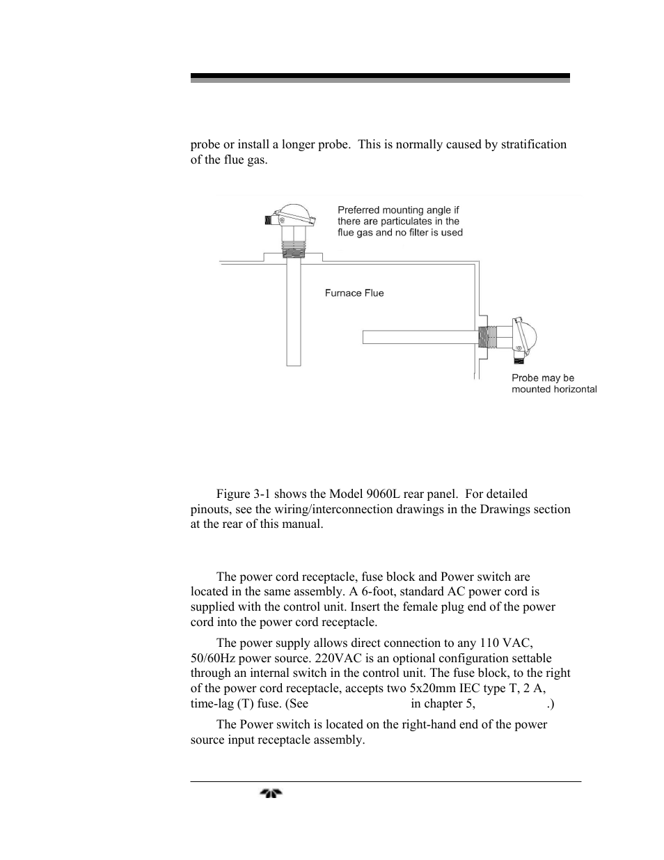 Teledyne 9060L - Zirconium oxide flue gas oxygen analyzer User Manual | Page 25 / 51