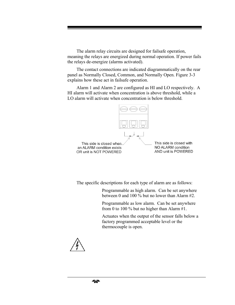 Teledyne 9060L - Zirconium oxide flue gas oxygen analyzer User Manual | Page 27 / 51