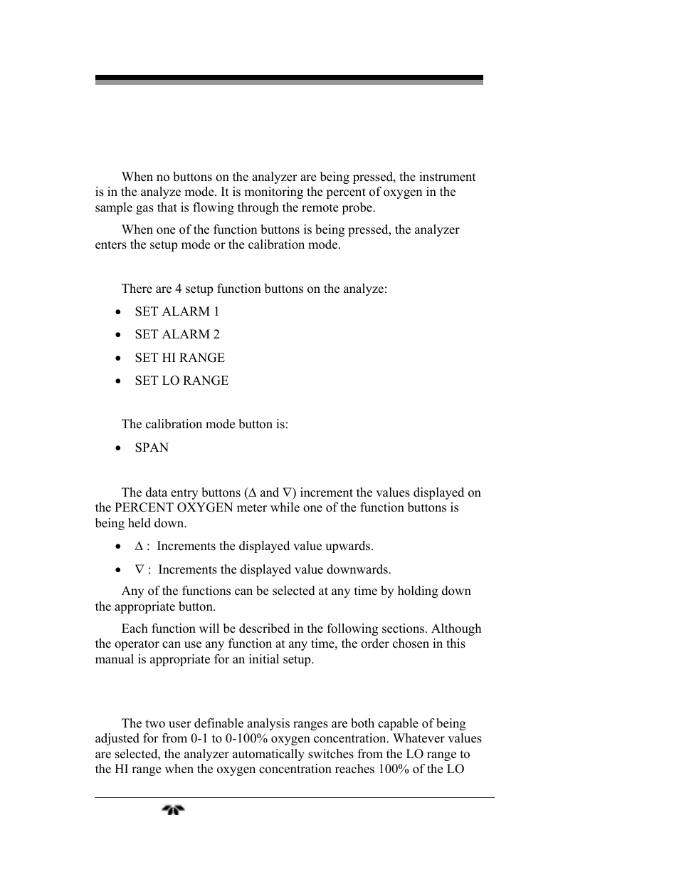 Teledyne 9060L - Zirconium oxide flue gas oxygen analyzer User Manual | Page 32 / 51