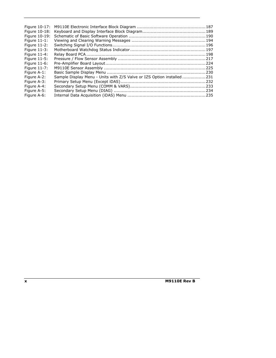 Teledyne 9110E - Nitrogen Oxides Analyzer User Manual | Page 10 / 280