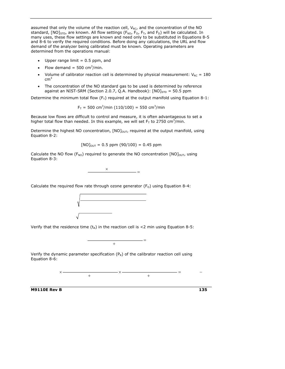 Teledyne 9110E - Nitrogen Oxides Analyzer User Manual | Page 149 / 280