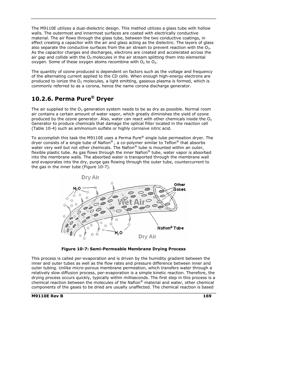 Perma pure, Dryer | Teledyne 9110E - Nitrogen Oxides Analyzer User Manual | Page 183 / 280