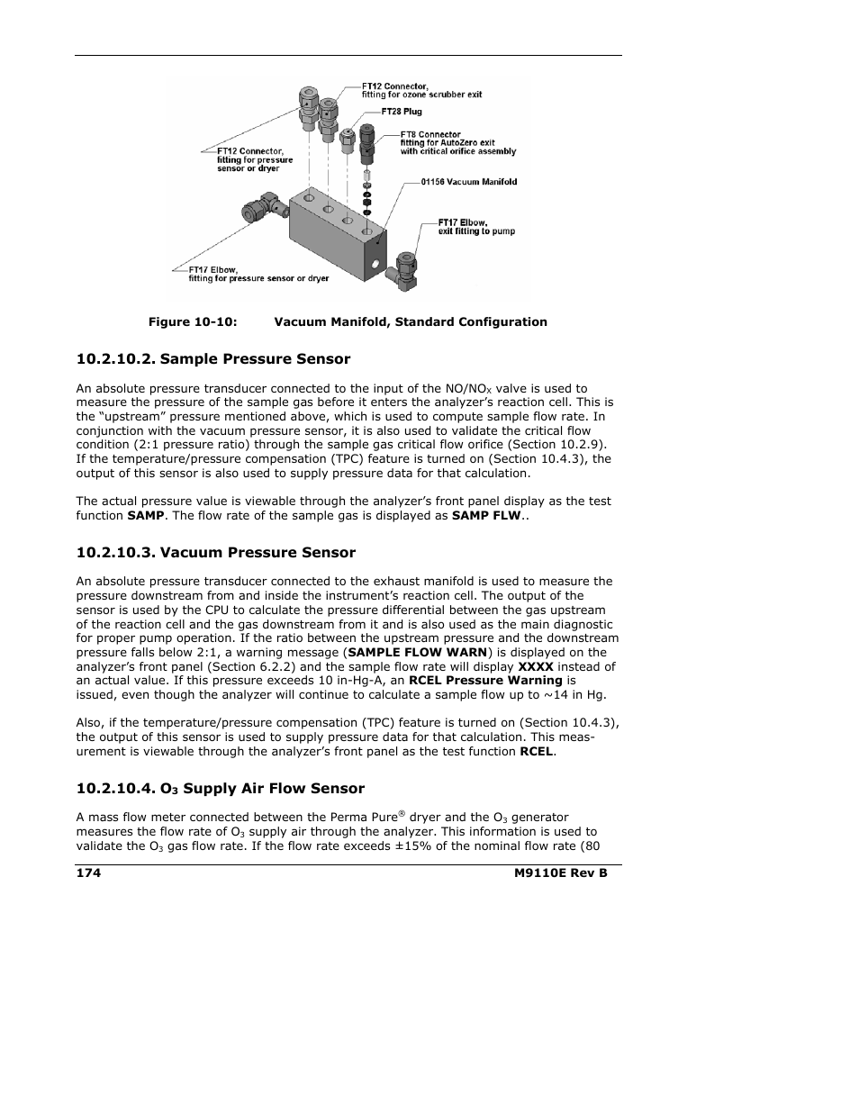 Teledyne 9110E - Nitrogen Oxides Analyzer User Manual | Page 188 / 280