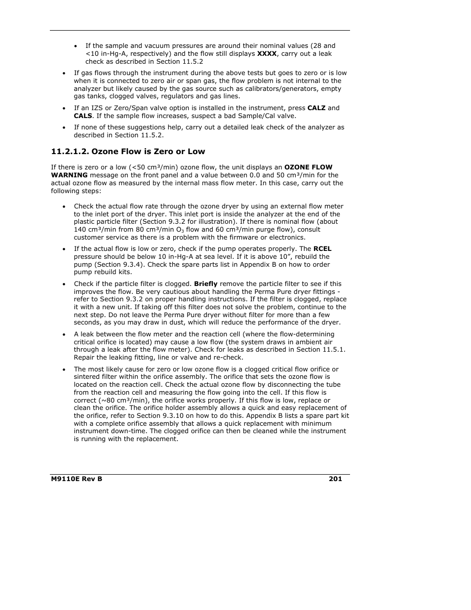 Teledyne 9110E - Nitrogen Oxides Analyzer User Manual | Page 215 / 280