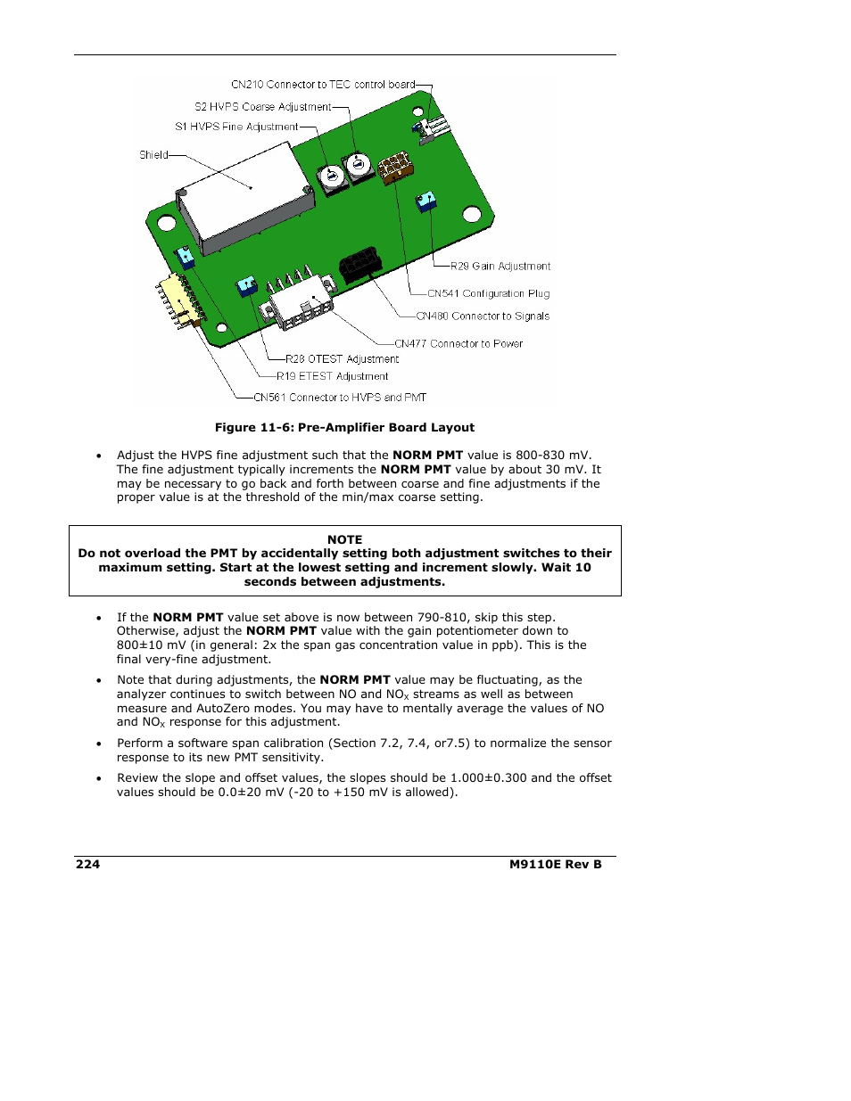 Teledyne 9110E - Nitrogen Oxides Analyzer User Manual | Page 238 / 280