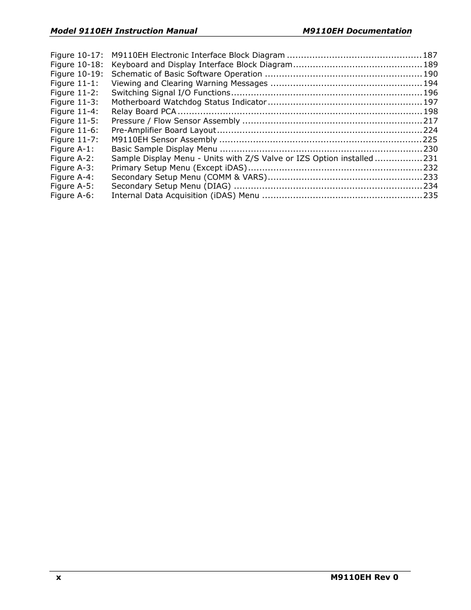 Teledyne 9110EH - Nitrogen Oxides Analyzer User Manual | Page 10 / 279