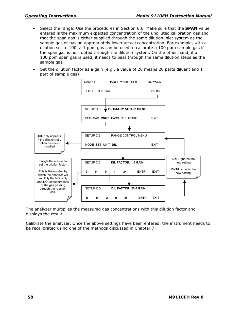 Teledyne 9110EH - Nitrogen Oxides Analyzer User Manual | Page 72 / 279