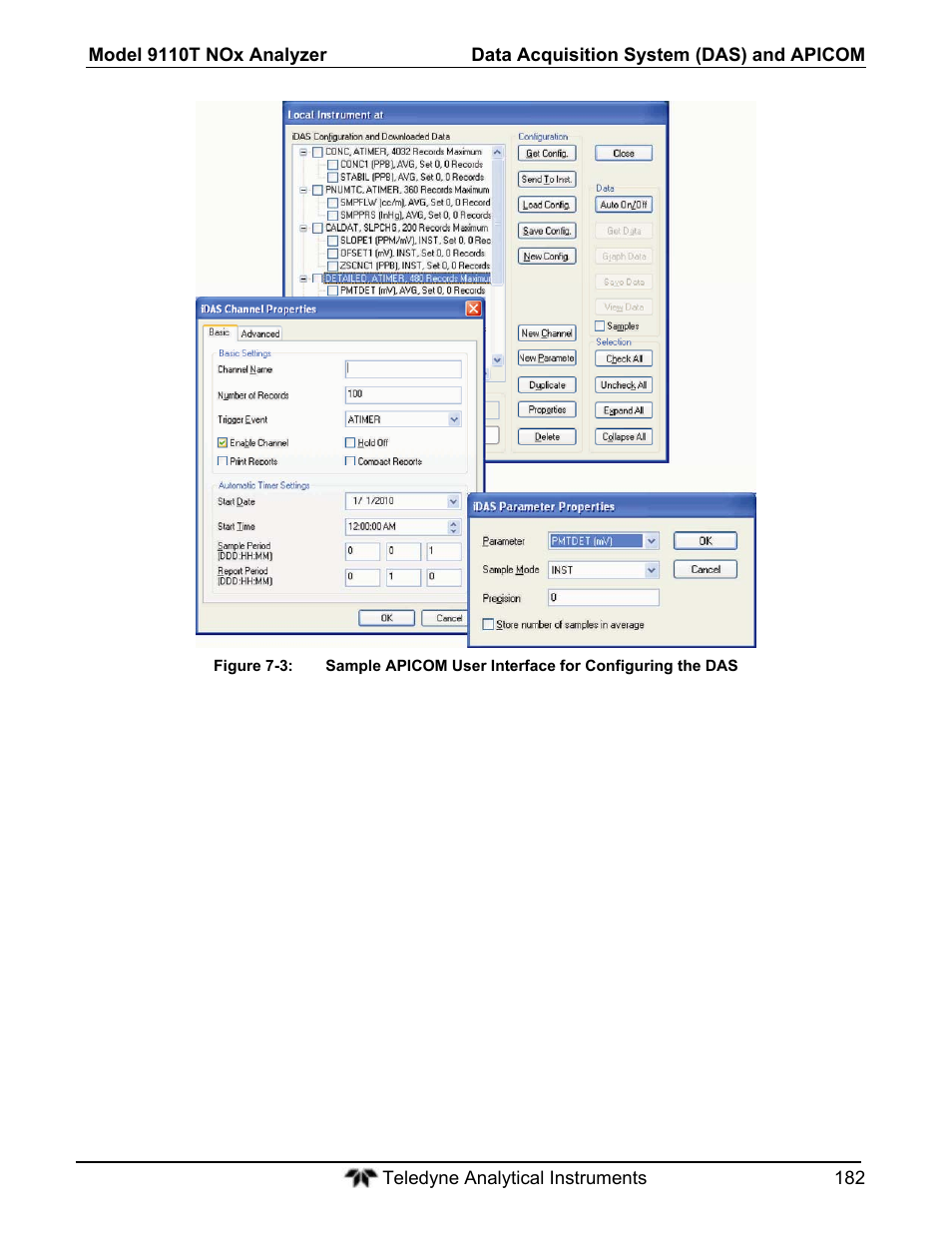 Teledyne 9110T - Nitrogen Oxides Analyzer User Manual | Page 182 / 378