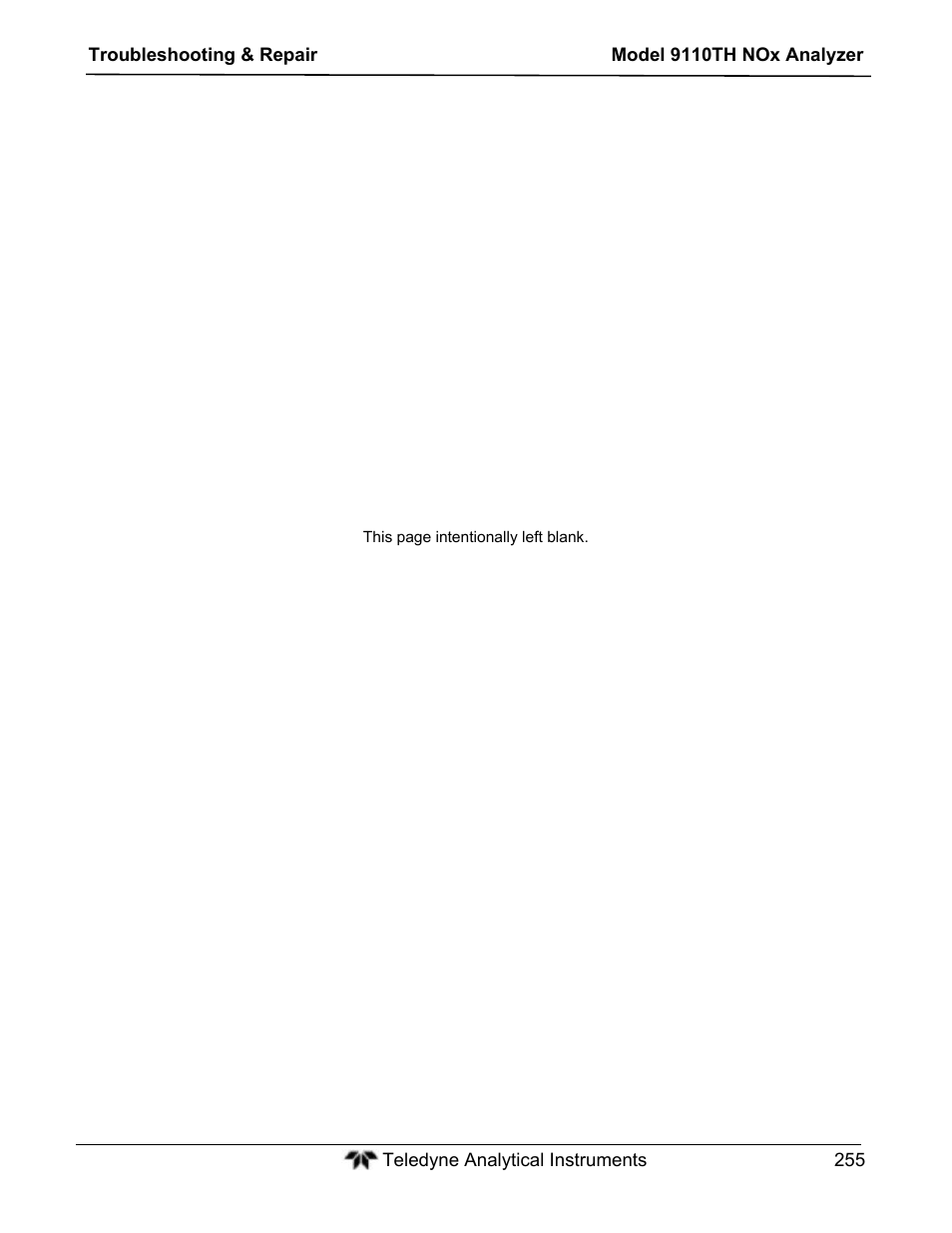 Teledyne 9110TH - Nitrogen Oxides Analyzer User Manual | Page 275 / 335