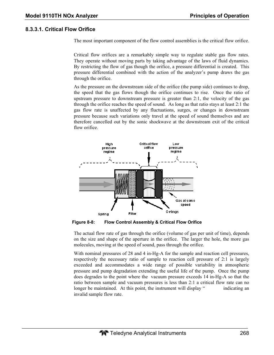Teledyne 9110TH - Nitrogen Oxides Analyzer User Manual | Page 288 / 335