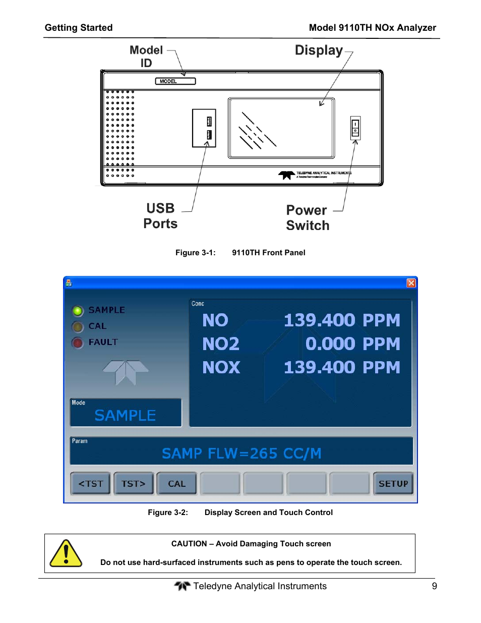 Teledyne 9110TH - Nitrogen Oxides Analyzer User Manual | Page 29 / 335