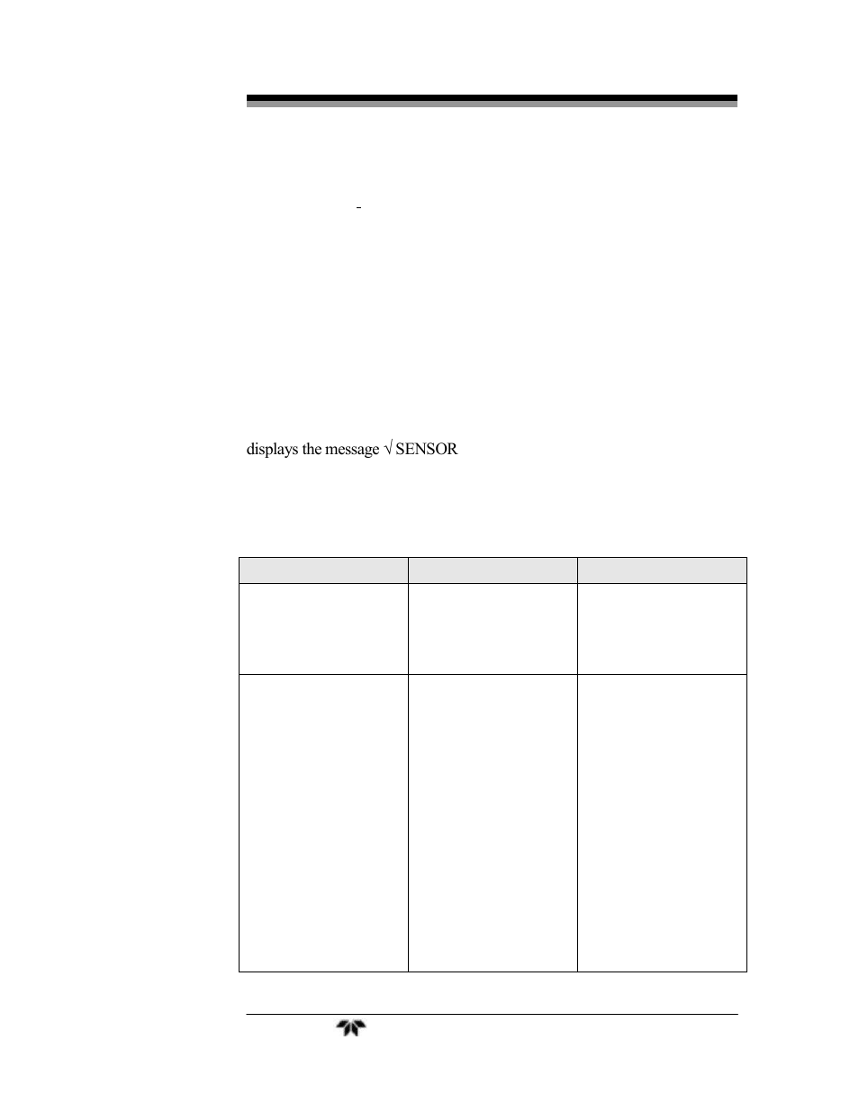 6 troubleshooting | Teledyne MD300 - Oxygen analyzer and monitor (Diving) User Manual | Page 31 / 39