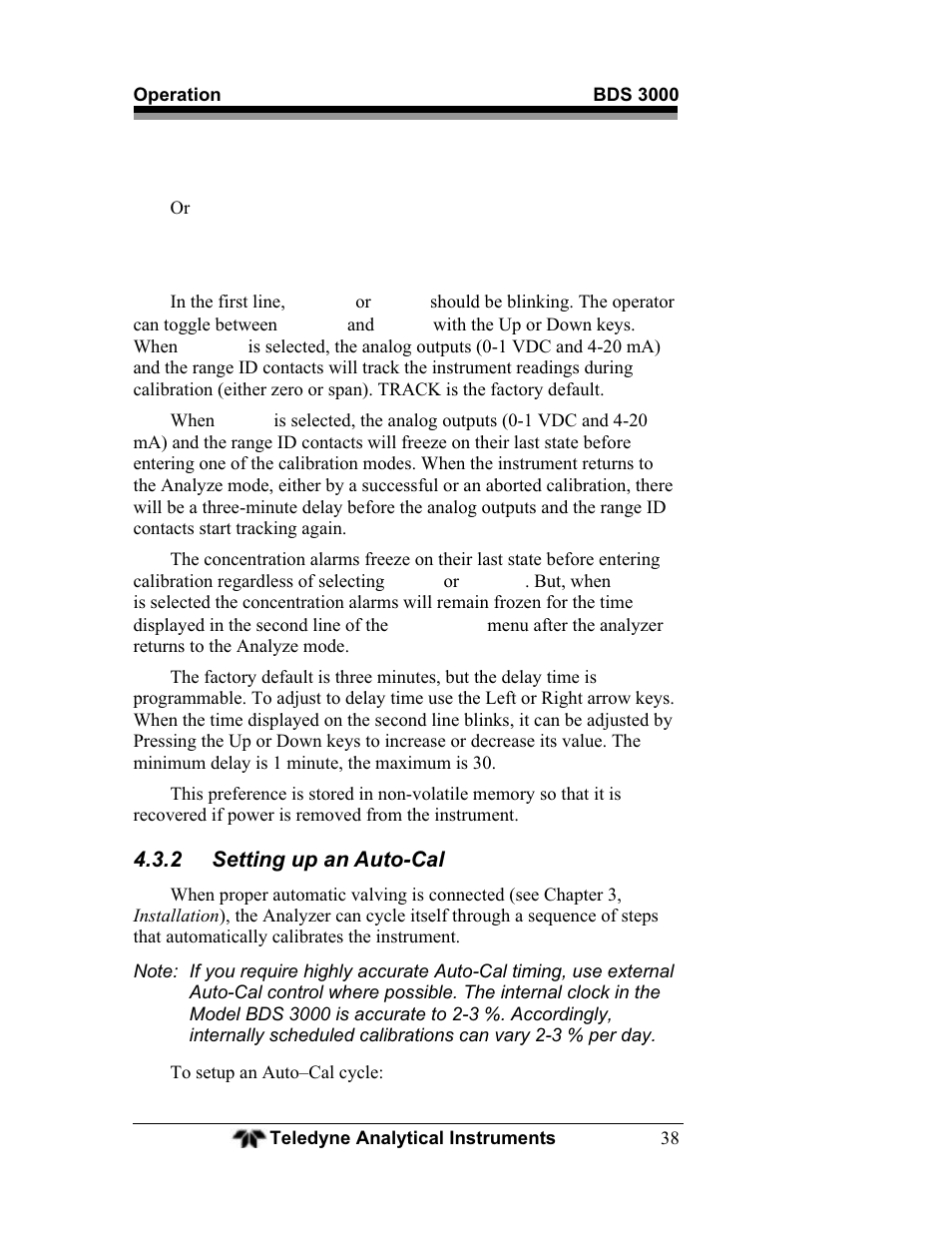 Teledyne BDS-3000 - Oxygen analyzer User Manual | Page 52 / 100