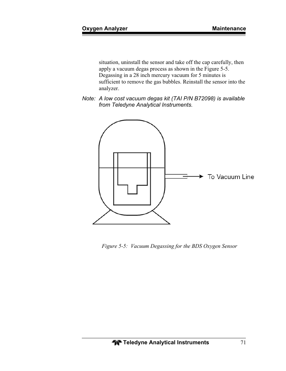 Teledyne BDS-3000 - Oxygen analyzer User Manual | Page 85 / 100