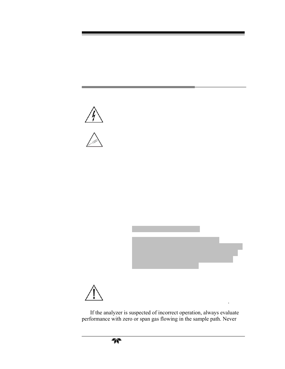 Maintenance & troubleshooting | Teledyne GC-Pro/FID - Gas Chromatograph User Manual | Page 101 / 121