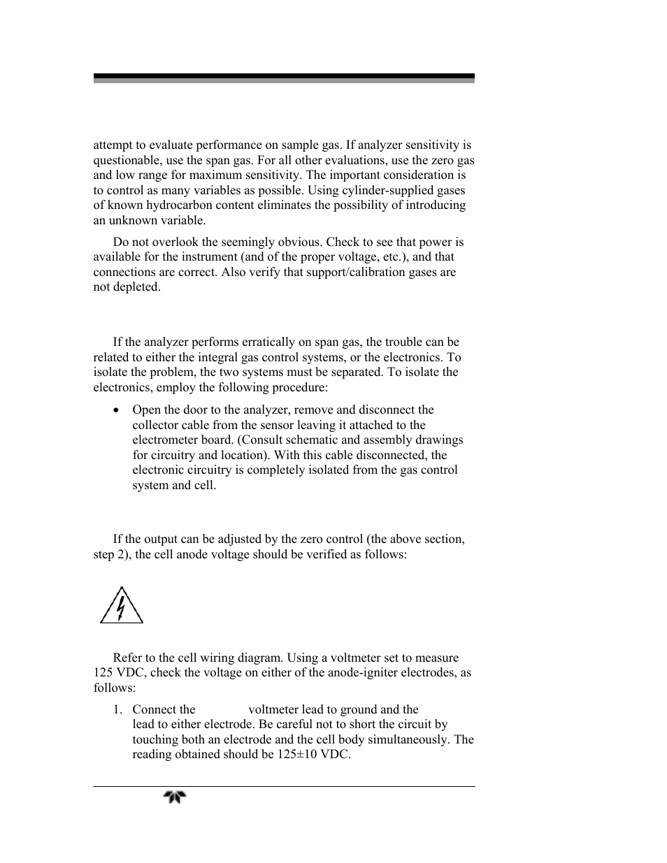 Teledyne GC-Pro/FID - Gas Chromatograph User Manual | Page 102 / 121