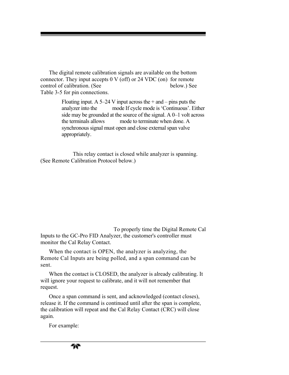 Teledyne GC-Pro/FID - Gas Chromatograph User Manual | Page 36 / 121