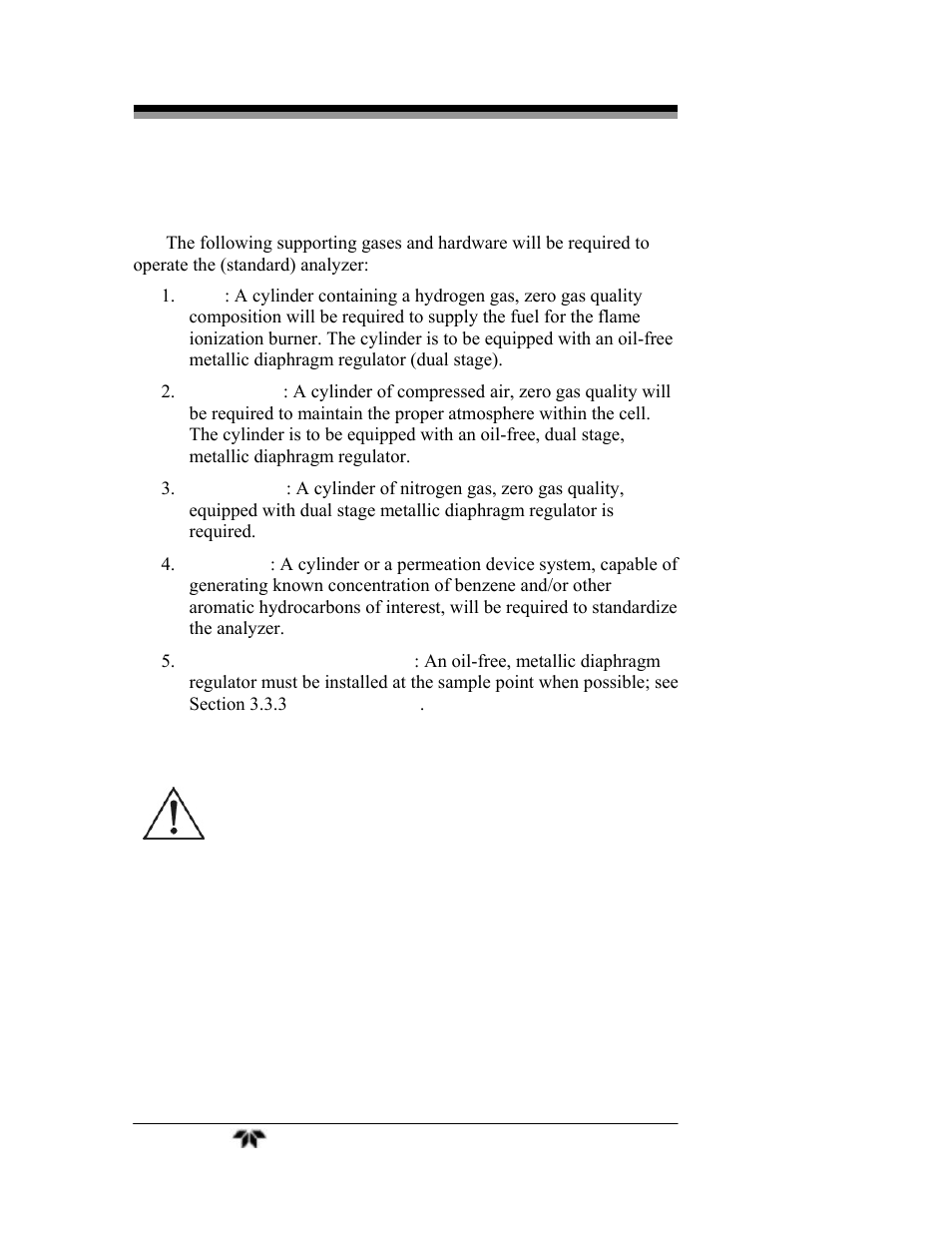 Teledyne GC-Pro/FID - Gas Chromatograph User Manual | Page 46 / 121