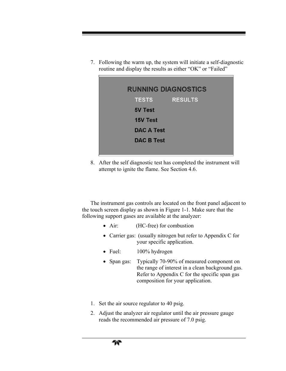 Teledyne GC-Pro/FID - Gas Chromatograph User Manual | Page 49 / 121