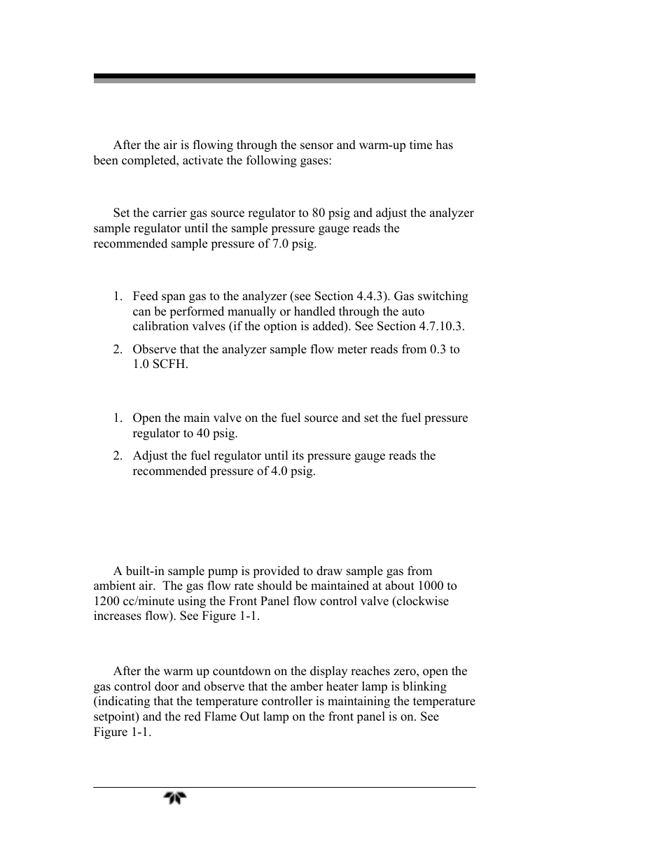 Teledyne GC-Pro/FID - Gas Chromatograph User Manual | Page 50 / 121