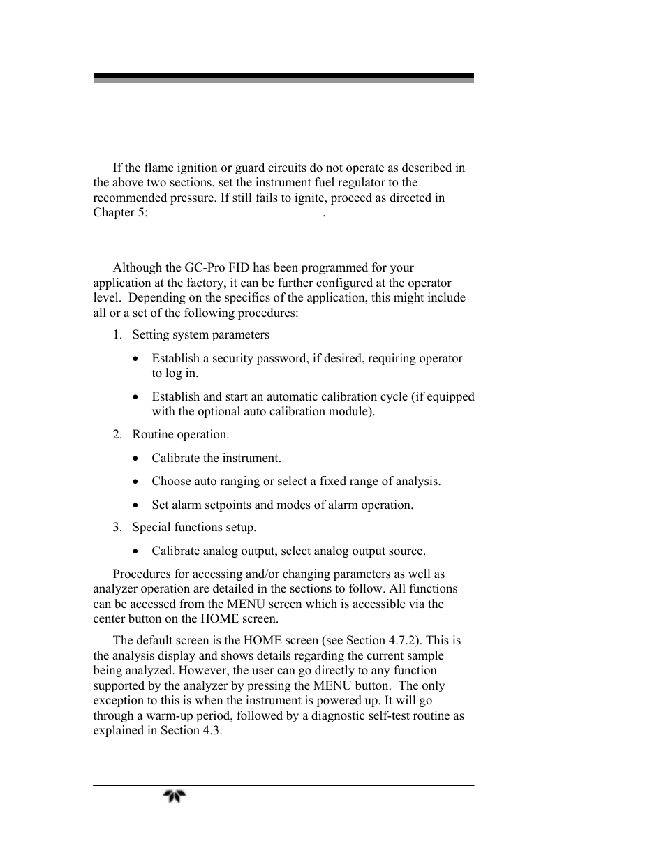 Teledyne GC-Pro/FID - Gas Chromatograph User Manual | Page 54 / 121