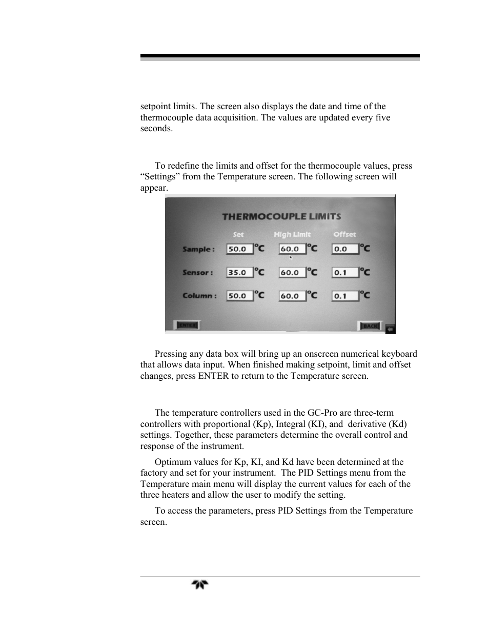 Teledyne GC-Pro/FID - Gas Chromatograph User Manual | Page 67 / 121