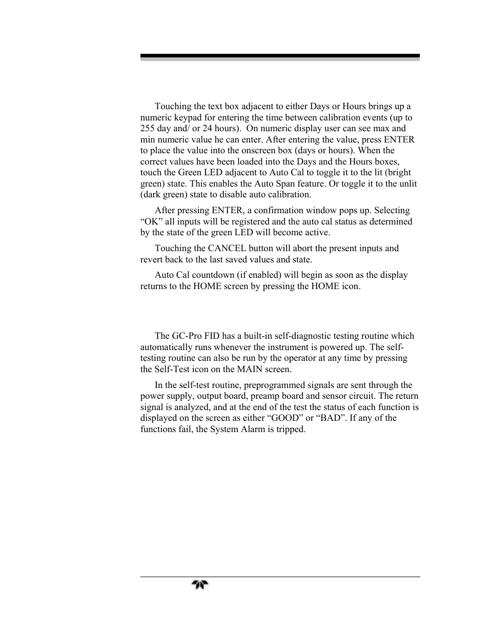 Teledyne GC-Pro/FID - Gas Chromatograph User Manual | Page 81 / 121