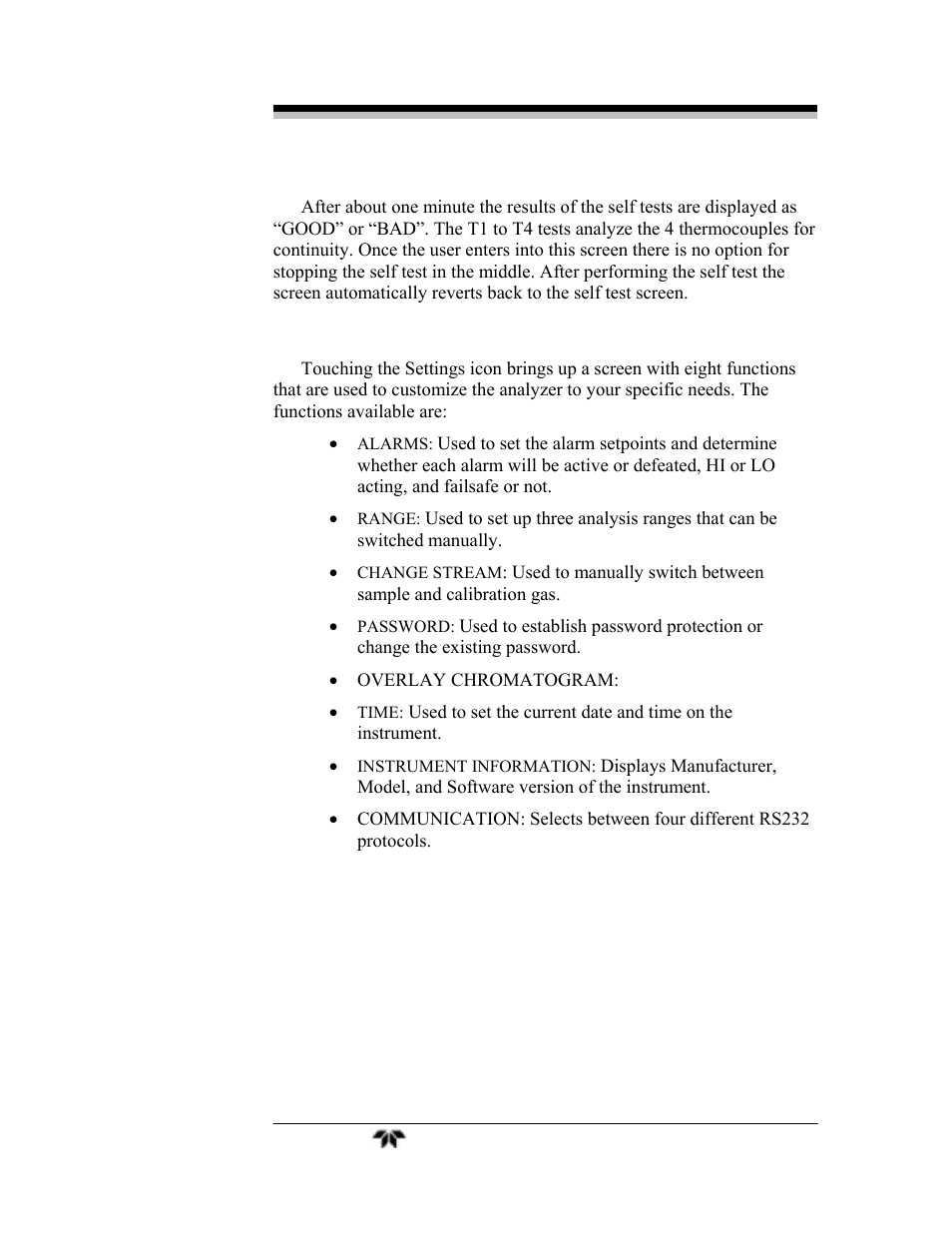 Teledyne GC-Pro/FID - Gas Chromatograph User Manual | Page 83 / 121